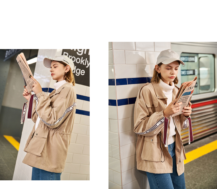 Trench pour femme KUOSE   en Polyester - Ref 3226506 Image 24
