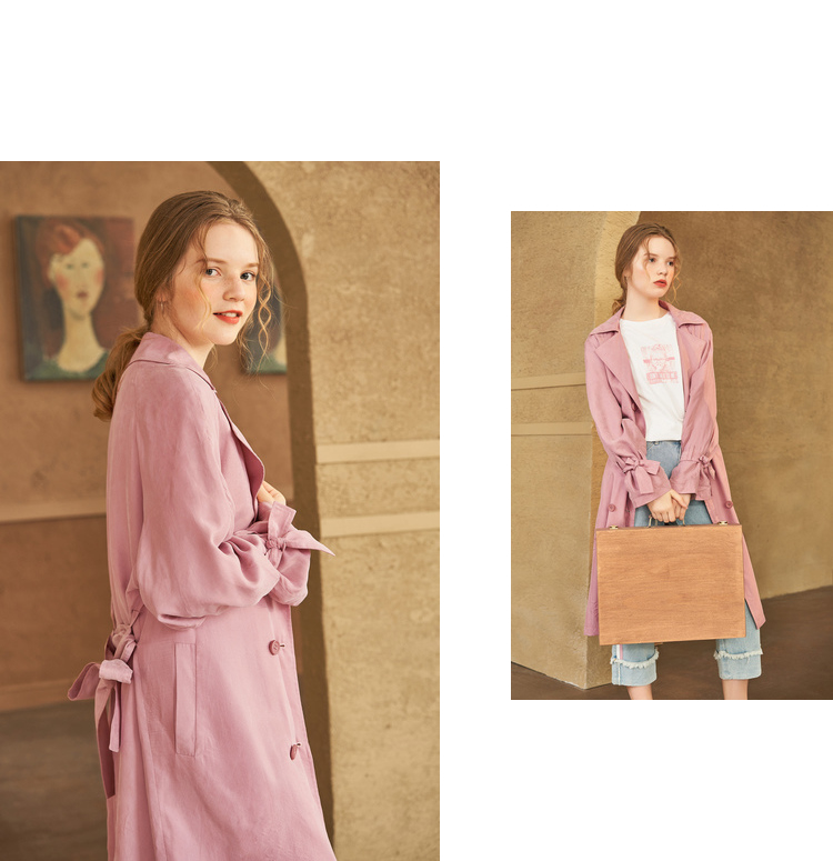 Trench pour femme KUOSE   en Polyester - Ref 3226513 Image 21