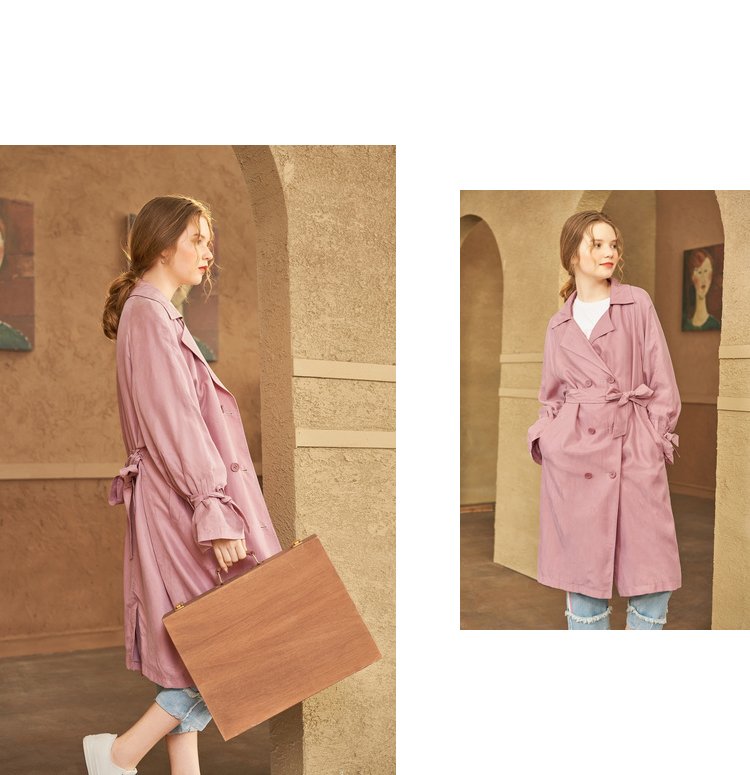 Trench pour femme KUOSE   en Polyester - Ref 3226513 Image 33