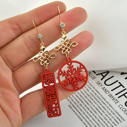 Медный золотой ретро аксессуар ручной работы, серьги, аксессуары, 18 карат