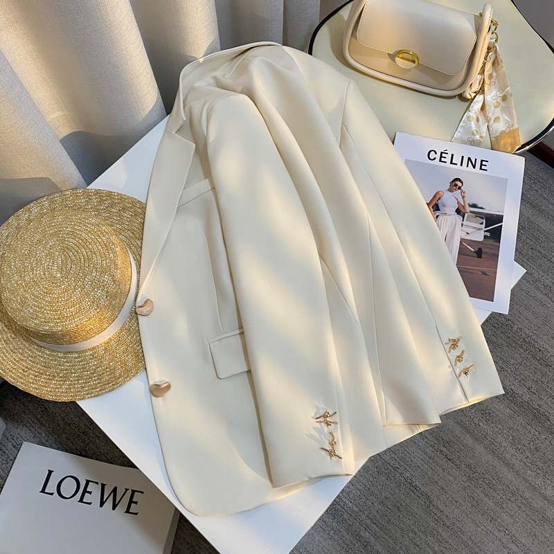 Off-White Designer Blazer for Women, 2026 Spring New Style, Trendy and High-End Suit