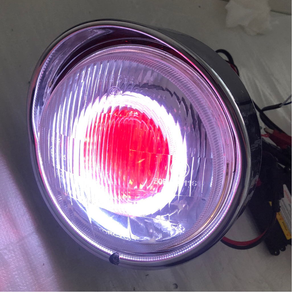 Qianjiang Prince CA250 Xenon lamp lens Angel eye Earth Eagle King Storm Prince Devil eye assembly