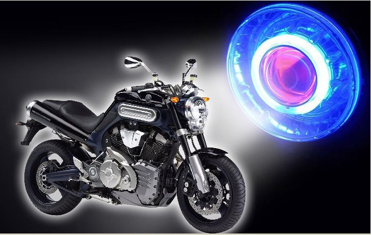 Honda Silver Wing 400 600 FJS400 06-07 Đèn pha Xenon Light Lens Angel Eye hội - Đèn HID xe máy đèn pha bi cầu xe máy