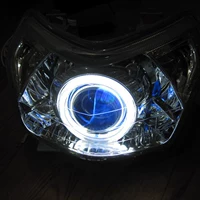 Đèn pha Lifan Xiying LF110-7D Đèn Xenon Đèn Xenon Mắt thiên thần Mắt quỷ ống kính Lắp ráp mắt cá - Đèn HID xe máy 	đèn xe máy dream