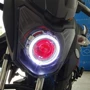 Yamaha YX125 JYM125-3G Scorpio 125 đèn pha xenon ống kính thiên thần lắp ráp mắt quỷ - Đèn HID xe máy đèn xe wave rsx