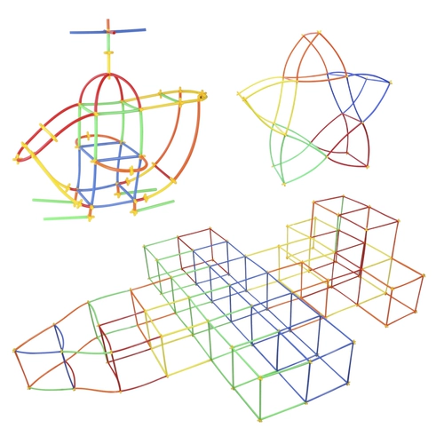 Трубочка, конструктор для детского сада, настольная игра, учебные пособия, подходит для подростков
