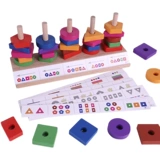 Конструктор Монтессори, деревянные учебные пособия для детского сада, раннее развитие