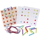 Детский браслет из бисера для развития сенсорики для детского сада, учебные пособия, раннее развитие