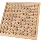 1-100 сотен досок, прилегающих к бесчисленным детскому саду Big Ban Montessori Matshado-Mathematics Региональная операция