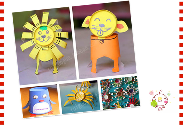 Cốc giấy màu cốc giấy trắng 10 mẫu giáo giáo dục sớm nghệ thuật trẻ em handmade nguyên liệu sáng tạo tự làm đồ dùng đồ chơi tự tạo chủ đề trường mầm non