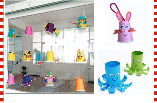 Cốc giấy màu cốc giấy trắng 10 mẫu giáo giáo dục sớm nghệ thuật trẻ em handmade nguyên liệu sáng tạo tự làm đồ dùng đồ chơi tự tạo chủ đề trường mầm non