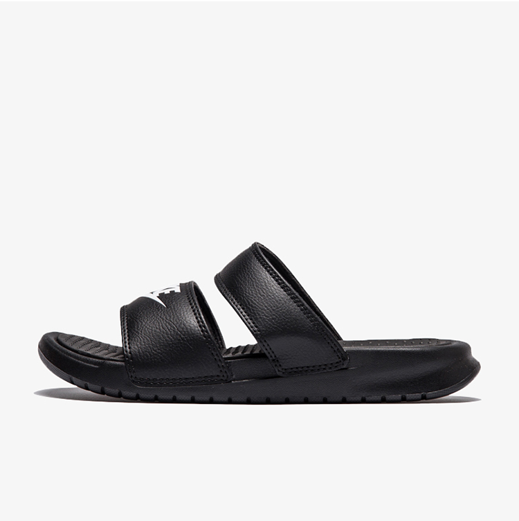Nike Nike Benassi đôi ninja đen và trắng đôi quai thể thao và dép giải trí 819717-010-100 dép