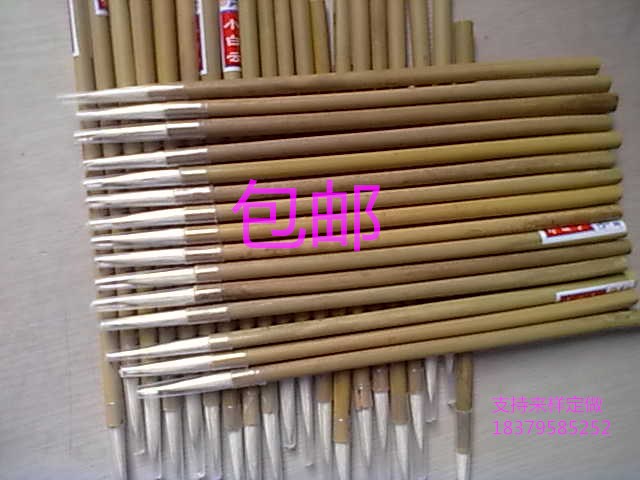 Industrial Paint Finish Paint Pen Paint Pen Paint Pen Cheap Bamboo Stem Hook Thread Brush large small and medium size brush-Taobao