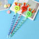 Children's smiling face blowing dragon large whistle blowing roll toy birthday sweeping activities micro-business push small gift stalls