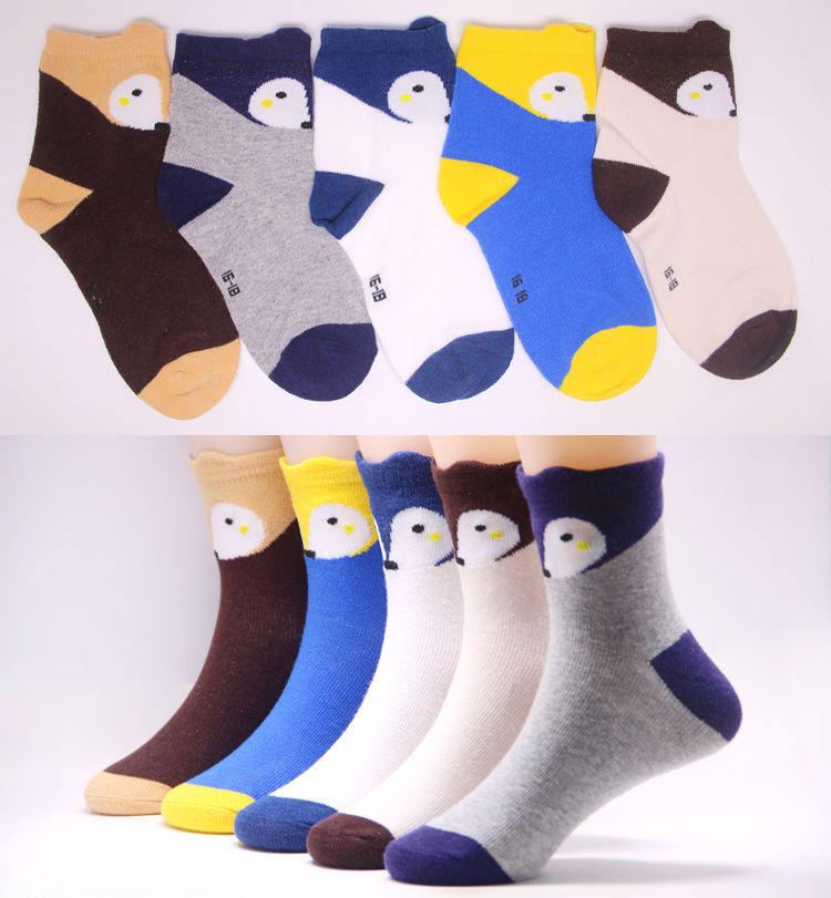 Tất trẻ em, bé trai, vớ cotton, bé gái, trẻ em, 3-5-7-9-10 tuổi, tất 12 trẻ em, 15 bông mùa xuân, mùa thu và mùa đông tất bé trai 6 tuổi