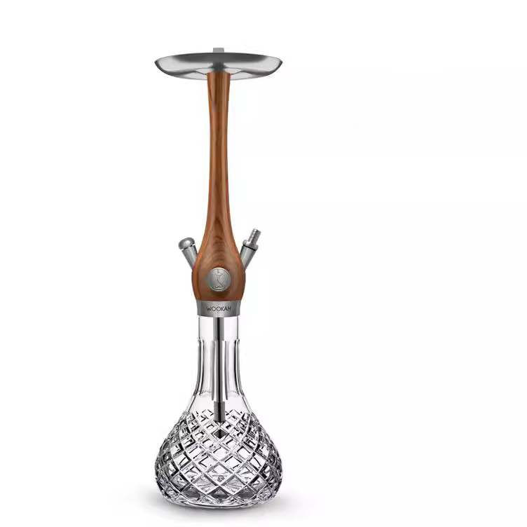 Wookah Wooden Hookah Complete Set High-End Leather Case Gift Box Packaging Glass Hookah Shisha