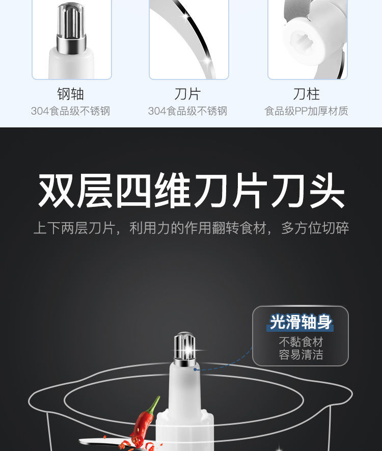 Zhigao meat grinder l74a/j205/l805/j202c upgrade thickened blade accessories original knife head knife column