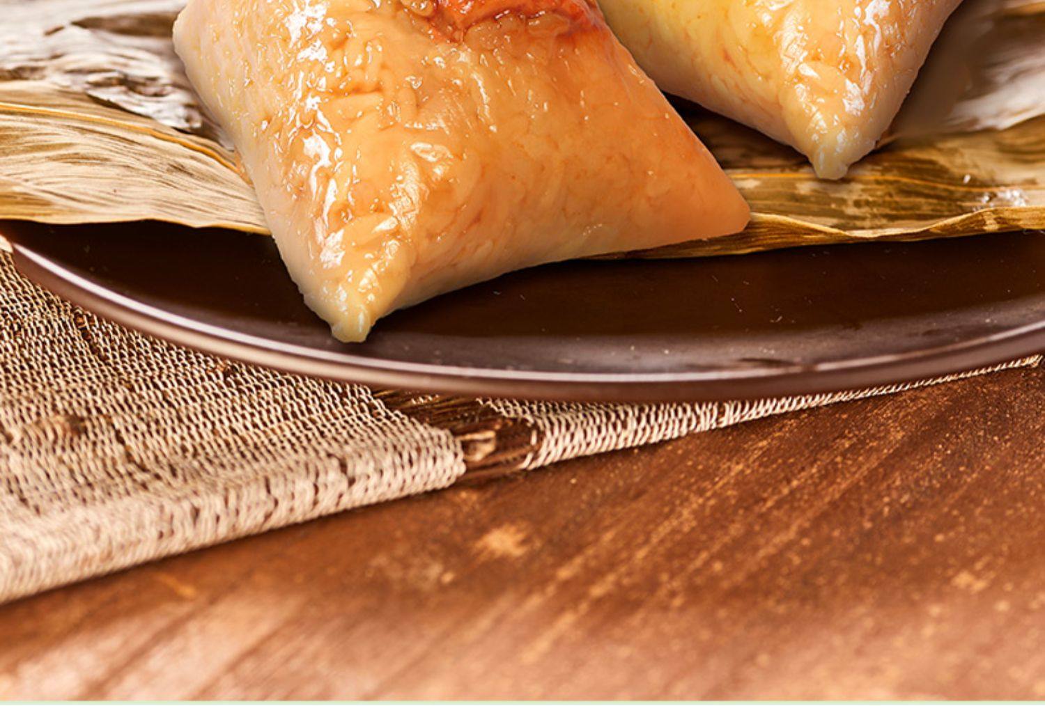 【中国直邮】广州酒家 风味粽子真空礼盒 早餐端午节美味 风味肉粽礼盒1000g*1盒(10只)