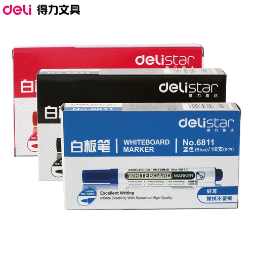 Деди может потирать ручку с белой доской и доска для написания щетки. Примечания на витрине ручки на базе доски, Pen Office Tearning Classroom Легко втирать белую ручку Черно -красная белая доска Pen Office Stationery