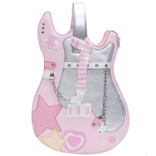 HIATUS Оригинальная розовая креативная гитара, милый шарф, милая сумка через плечо на ремне, надевается на плечо