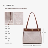 HIATUS Плетеная небольшая сумка на одно плечо для отдыха, дизайнерская портативная сумка подмышку, из хлопка и льна, в корейском стиле