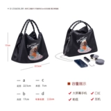 HIATUS Японская маленькая милая нейлоновая цепь, сумка через плечо, небольшая сумка, с вышивкой