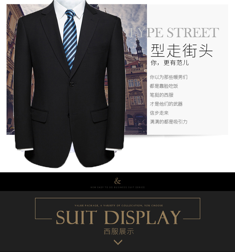 Bộ đồ vest nam ba mảnh cỡ trung tuổi quần dài nam