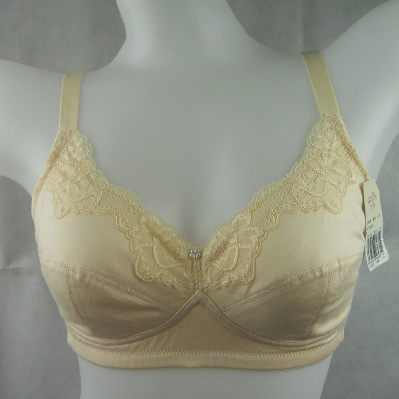 Ancient and Modern Comfortable Thin Adjustable Gathering Bra No Steel Ring 0A308 Full Cover Big Cup