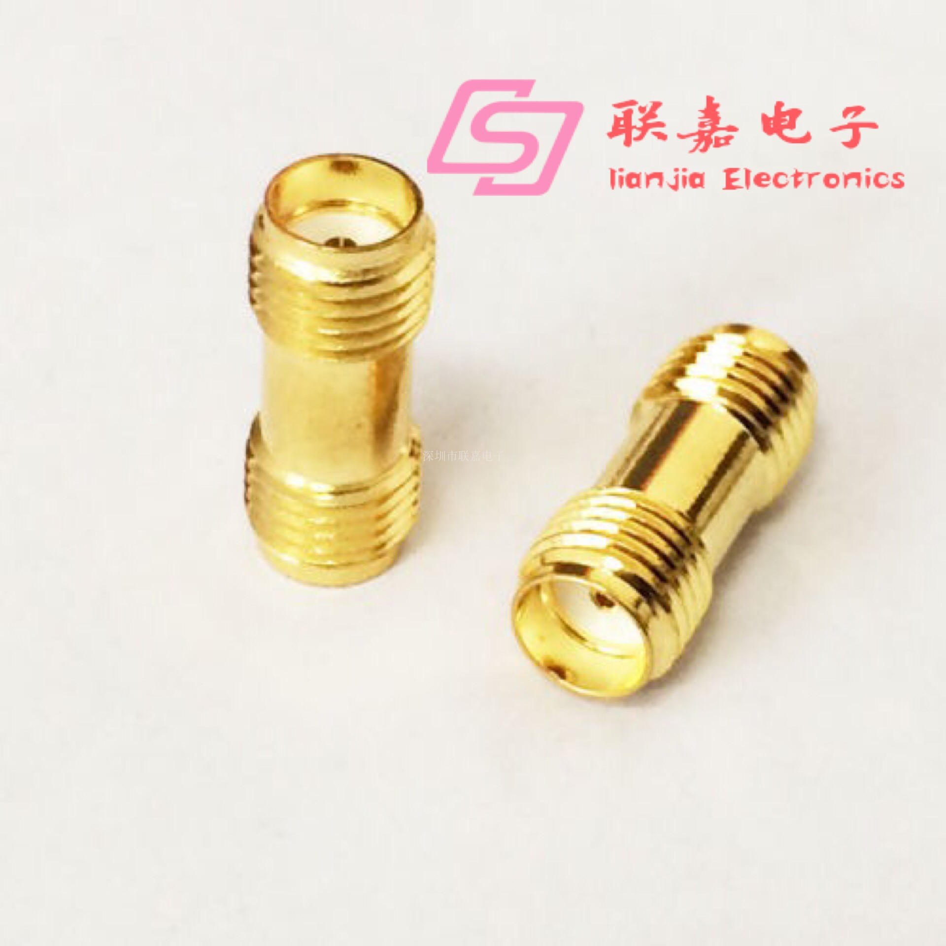 SMA - KK mother to mother of mother double - pass connector SMA external thread inner hole - plated with full copper