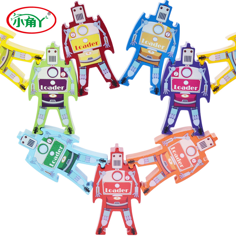 Puzzle game children balance building block toy in small class of small class construction area materials 2 - 3 years old 4