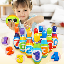Bowling Toys Kindergarten Set Sports Solid Parent-Child Baby Green Children Indoor Ball Interactive Game