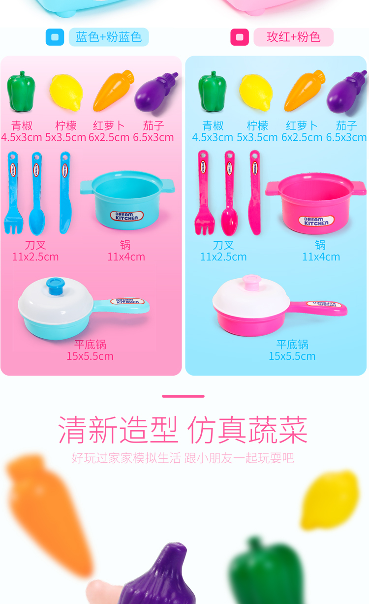 Đồ chơi trẻ em Bắc Mỹ chơi đồ chơi nhà bếp 1-2-3 tuổi nấu ăn dụng cụ nấu ăn trai và gái lego con gái