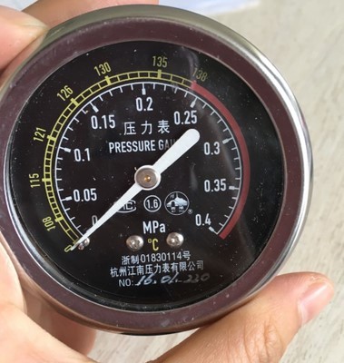 杭州江南轴向0-0.4MPa医用压力表江阴滨江立式卧式高压灭菌器配件