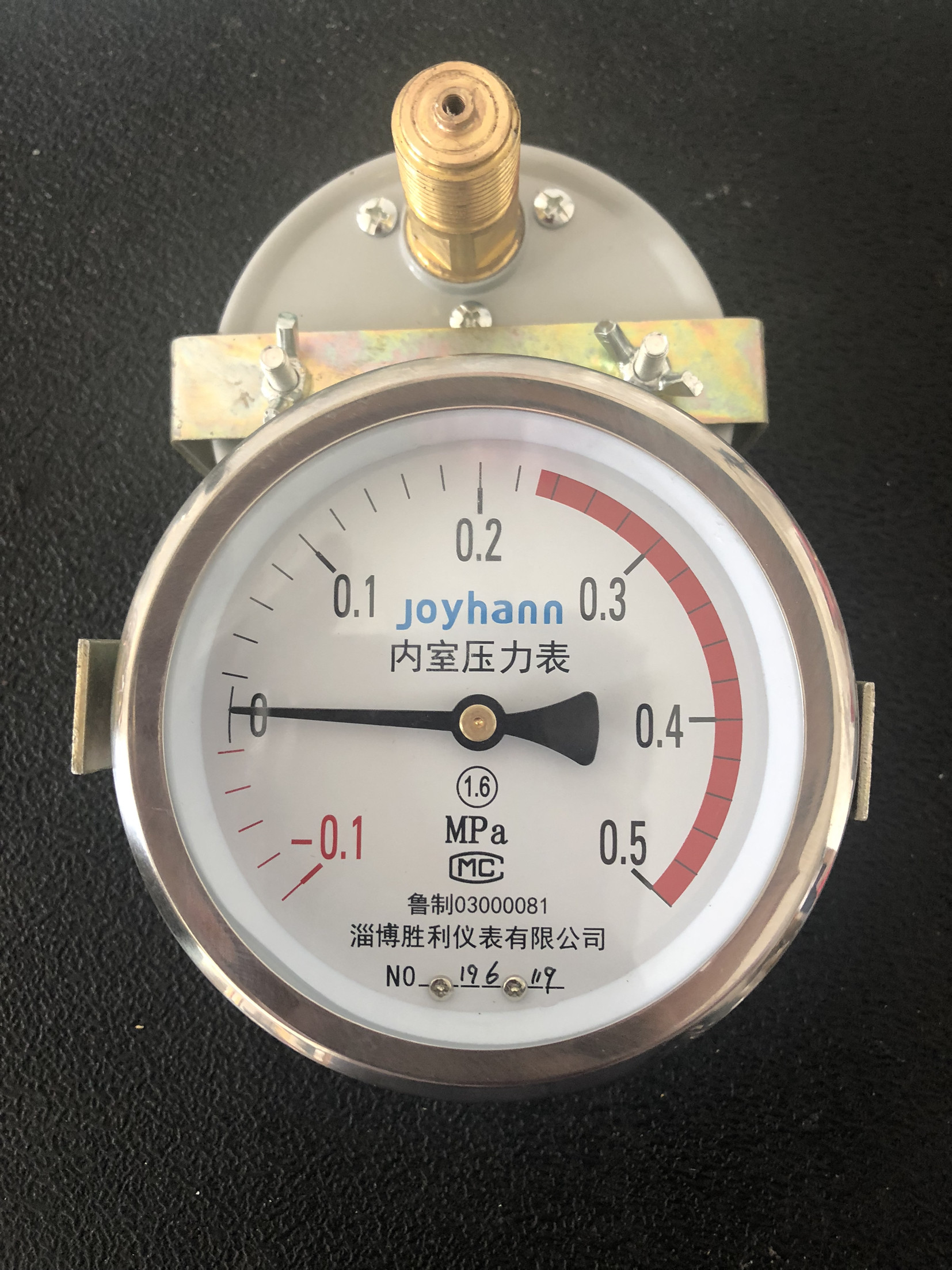 淄博胜利Joyhann内室/夹层压力表-0.1-0.5MPa脉动真空灭菌器配件