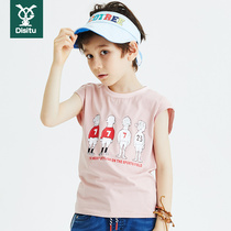 Boys vest 2021 summer new summer midday children fashion waistcoat coat foreign style sleeveless tide childrens T-shirt