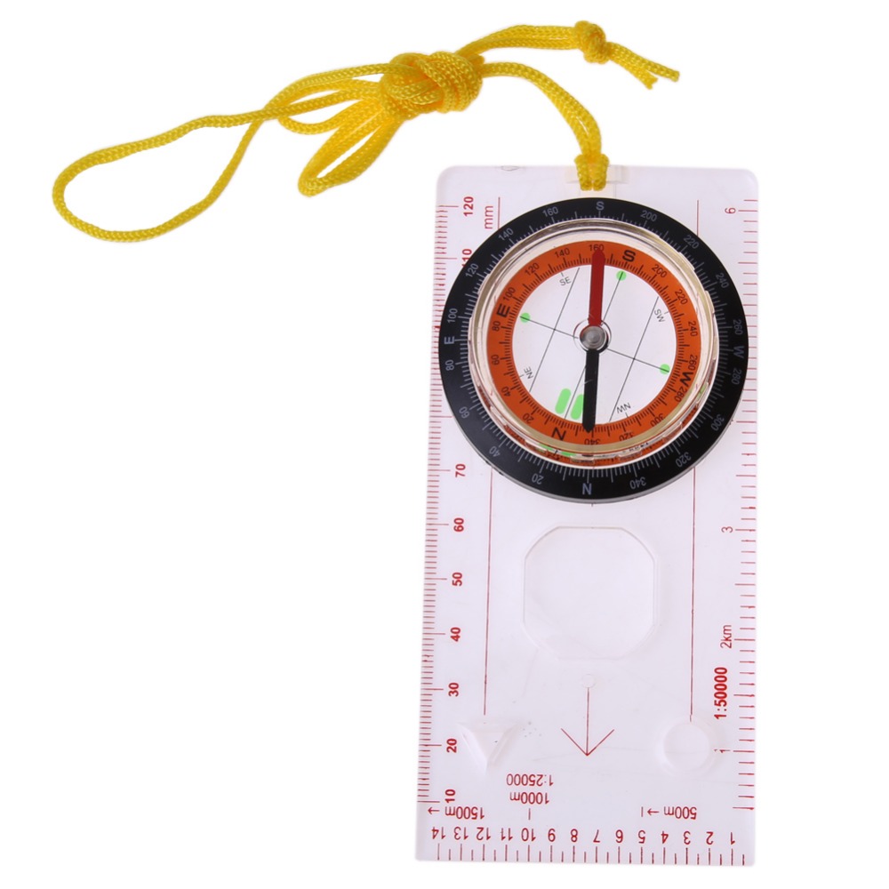 Outdoor hiking through the North needle multi-function guide needle with scale orienteering cross-country competition survival tool