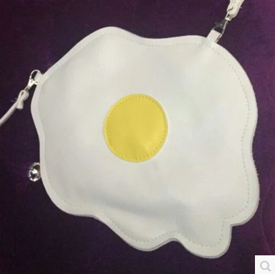 Hàn Quốc ulzzang luộc trứng omelette trẻ em sáng tạo dễ thương em gái vai vai messenger túi trứng điện thoại di động tui deo cheo