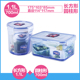 cặp lồng cơm giữ nhiệt Khóa và khóa hộp nhựa lưu trữ lò vi sóng niêm phong hộp ăn trưa hộp ăn trưa tủ lạnh hộp thực phẩm lưu trữ đặt lớn - Hộp cơm điện sưởi ấm cặp lông giữ nhiệt cắm điện