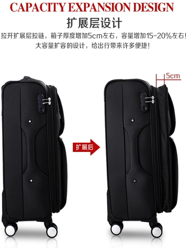 Универсальный чемодан, ткань оксфорд