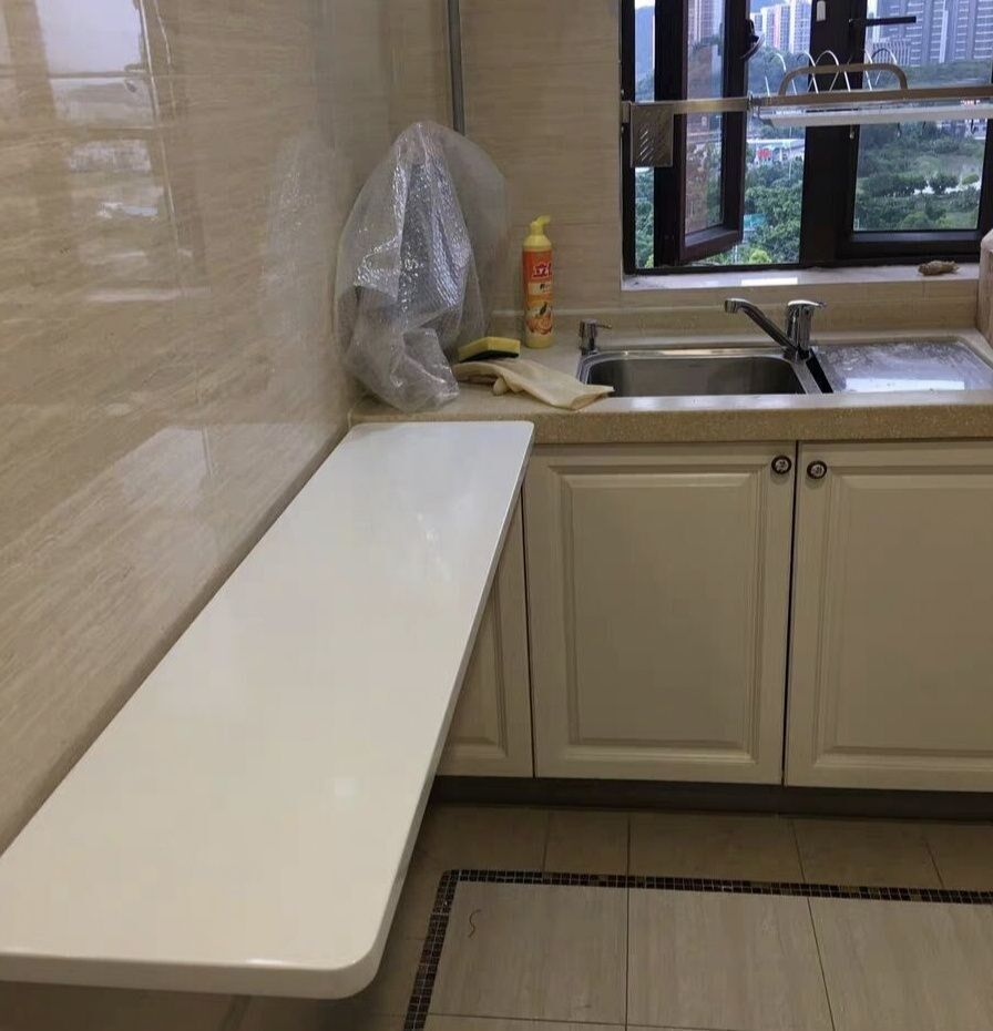 Dismantle the stack zhuo piao yi choose mulberry folding table dining table home small apartment kitchen operation simple telescopic wall hanging hidden