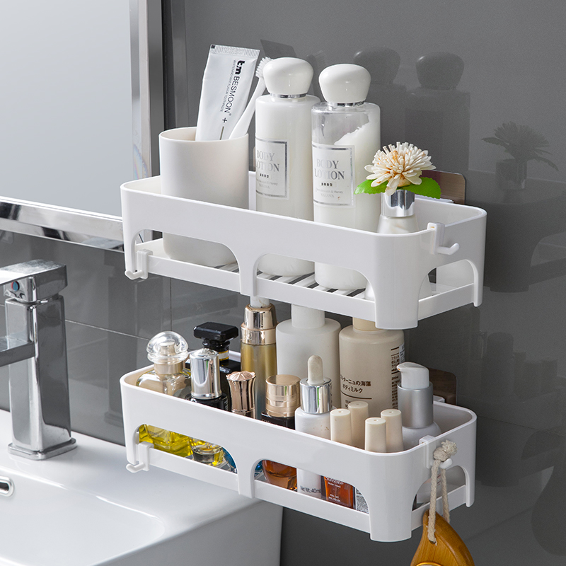 Makeup Room Shelving free of perforated Bathrooms Bathroom Toilet toilet Toilet Wash Terrace Wall-mounted Bath containing devinators