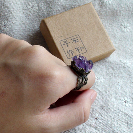 Bague Femme OTHER   en Cristal naturel pierre semi-precieuse - Ref 3087750 Image 3