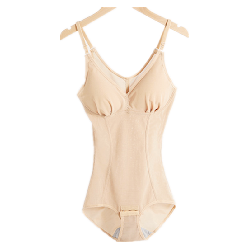 Shapeless garment with slim fit summer ultra-thin No marks for waist open crotch lace small cute sexy plastic body underwear female bundle waist shaping