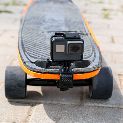 Four-wheel double-tilt skateboard stand GoPro hero9 8 7 Action camera Surfboard universal fixing clip accessories
