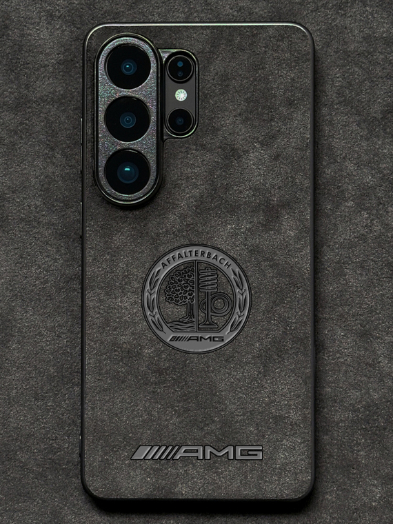 AMG Textured Embossed Emblem Samsung Phone Case