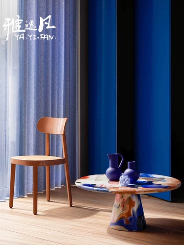 FRP Creative Light Luxury Crown Casual Dining Table голландский художник таяющий печь Сторона несколько секс -картинок цвето