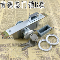 KFC door lock McDonalds KFC special aluminum door lock Door lock Framed glass door lock Double door lock