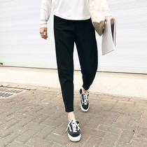 Spring and autumn winter outside wear nine-point tide mother pregnant women pants spring casual fashion loose slim Harlan radish single pants