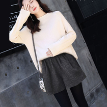 Autumn and winter maternity leggings autumn new 2021 tide mother pregnancy period 3-9 months loose shorts