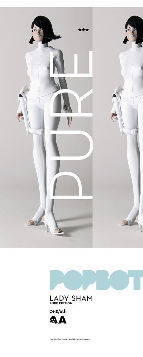 DZ東洲模玩館3A 1/6 Popbot Lady Sham Pure Edition 白衣版 現貨